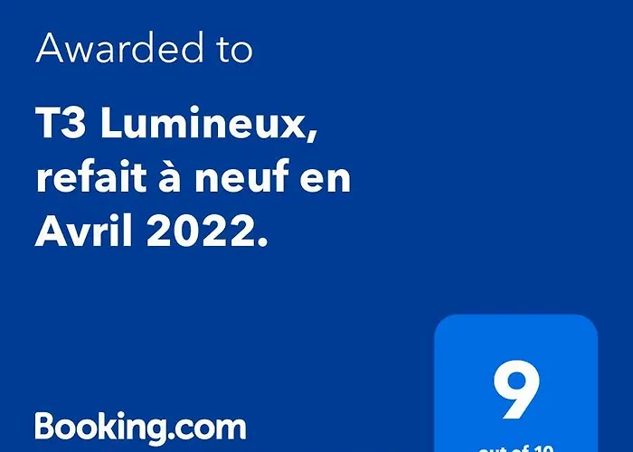 T3 Lumineux, refait à neuf en Avril 2022.